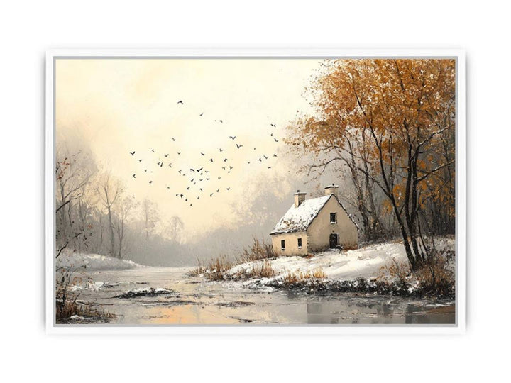 Golden Hour Landscape Framed Print