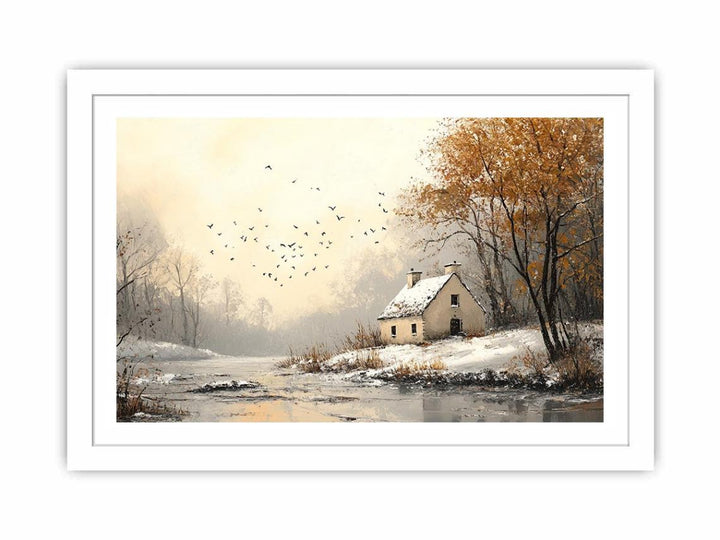 Golden Hour Landscape Streched canvas