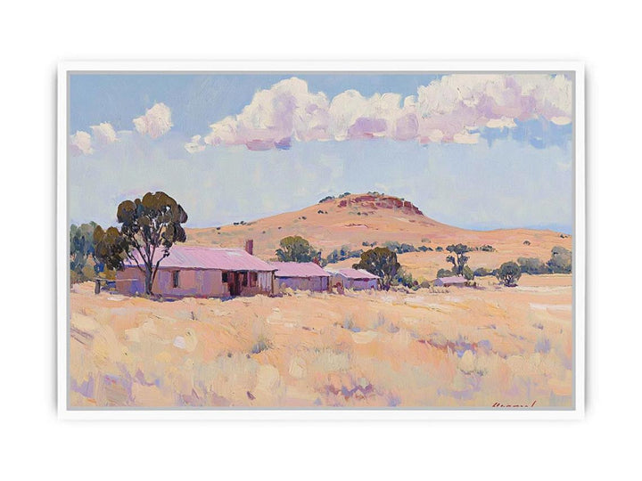 Landscape Of The Wandering Sky Framed Print