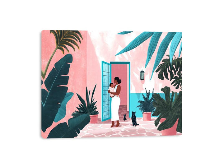 Where Love Waits At The Door Canvas Print