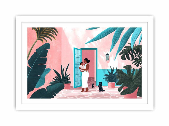 Where Love Waits At The Door Streched canvas