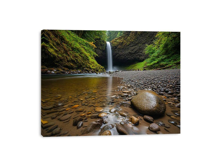 Steps Of A Gentle Morning Canvas Print