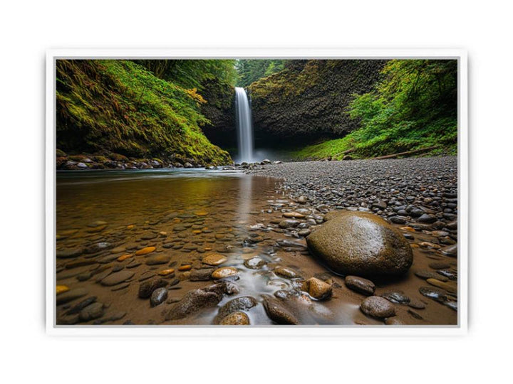 Steps Of A Gentle Morning Framed Print