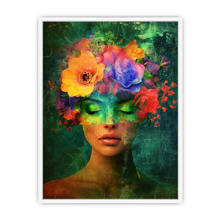 Petals Of Her Grace Framed Print