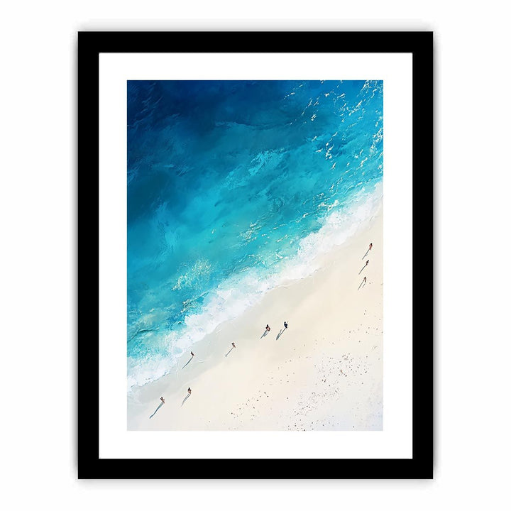 Wings Over Teal Waters  Art Print