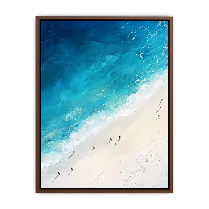 Wings Over Teal Waters  Poster