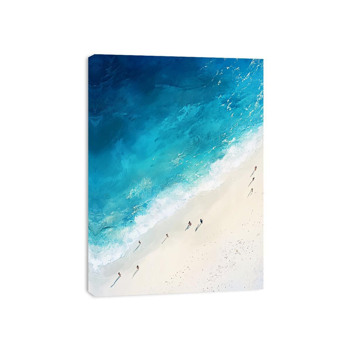 Wings Over Teal Waters Canvas Print
