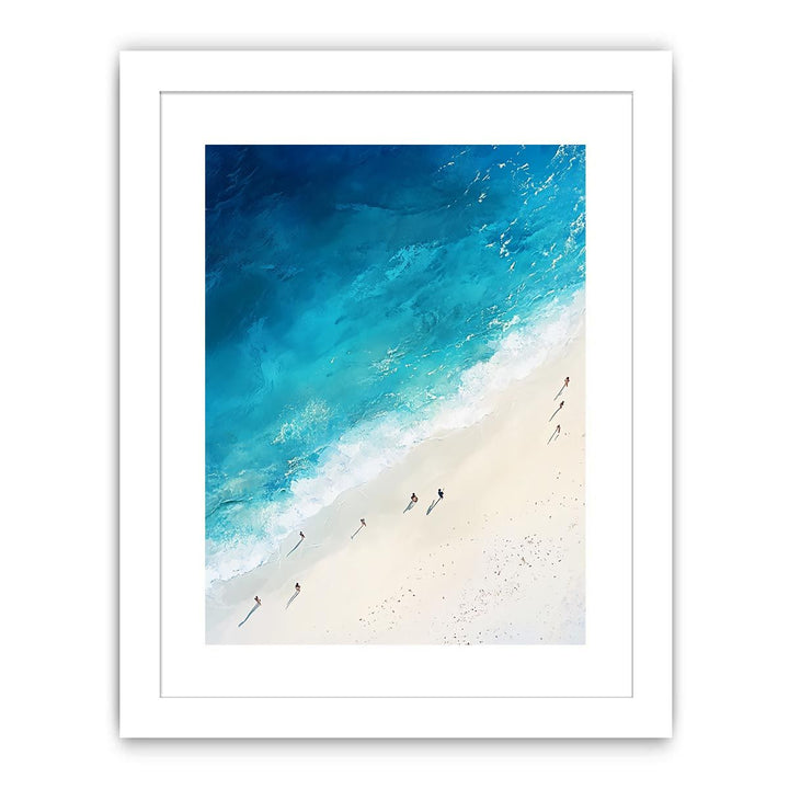 Wings Over Teal Waters Streched canvas