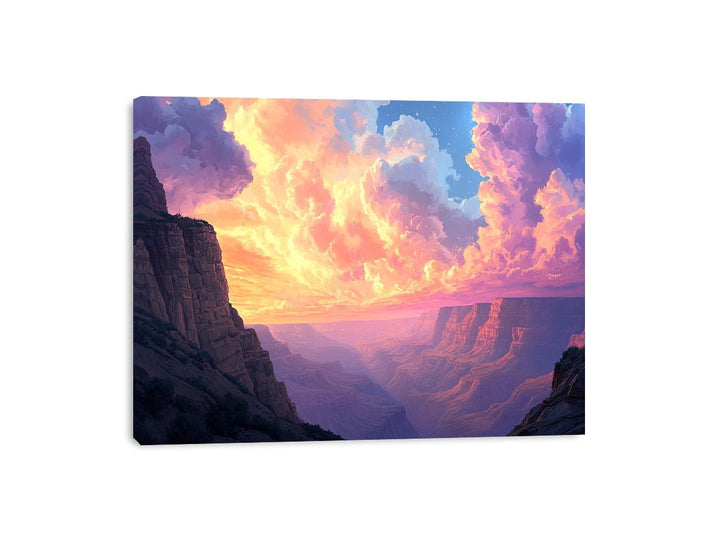 Where Horizons Fall Away Canvas Print