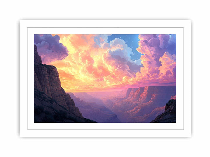 Where Horizons Fall Away Streched canvas