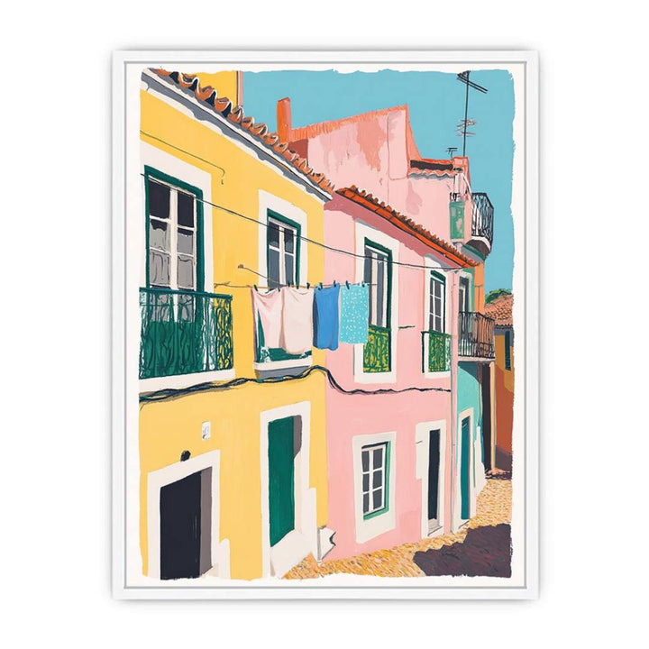 Colors Of The Lisbon Sun Framed Print