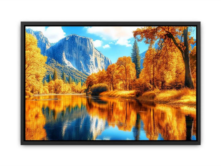 Serence Autum Landscape  Painting