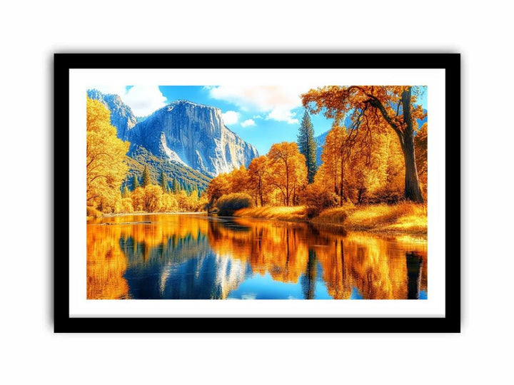 Serence Autum Landscape  Art Print