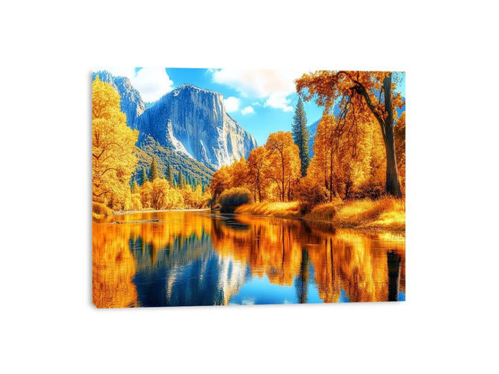 Serence Autum Landscape Canvas Print