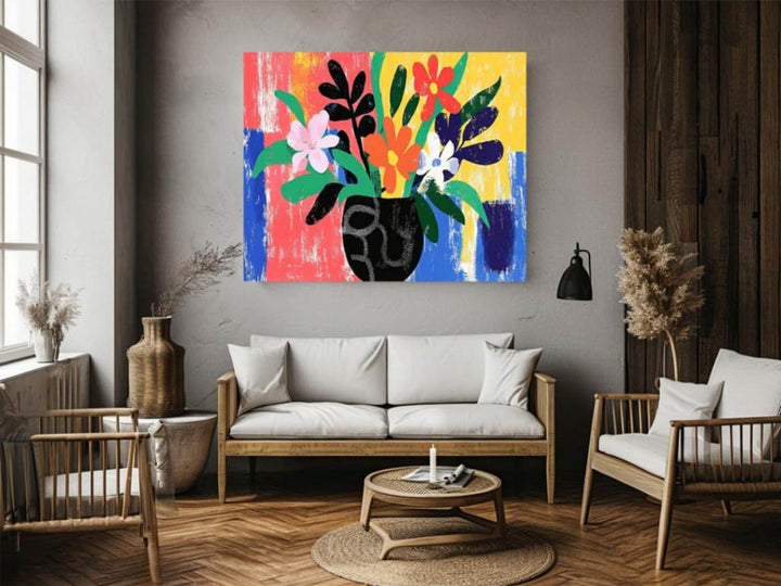 Matissee Inspired Bunch Of Flowers