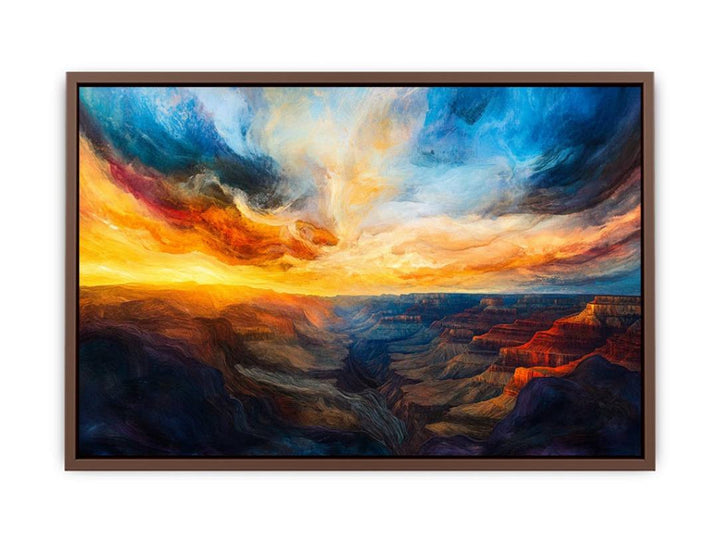 The Silence Of Depth And Sky  Poster