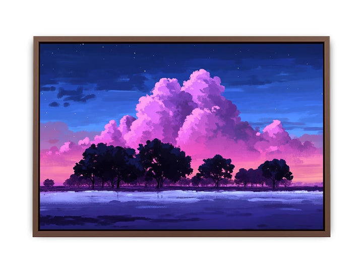 The Silence Of Depth And Sky  Poster