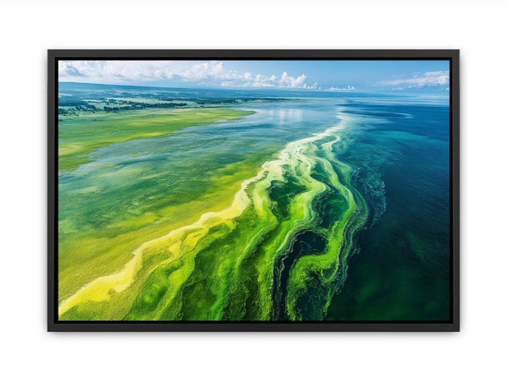 Beach Of Emerald Light  Painting