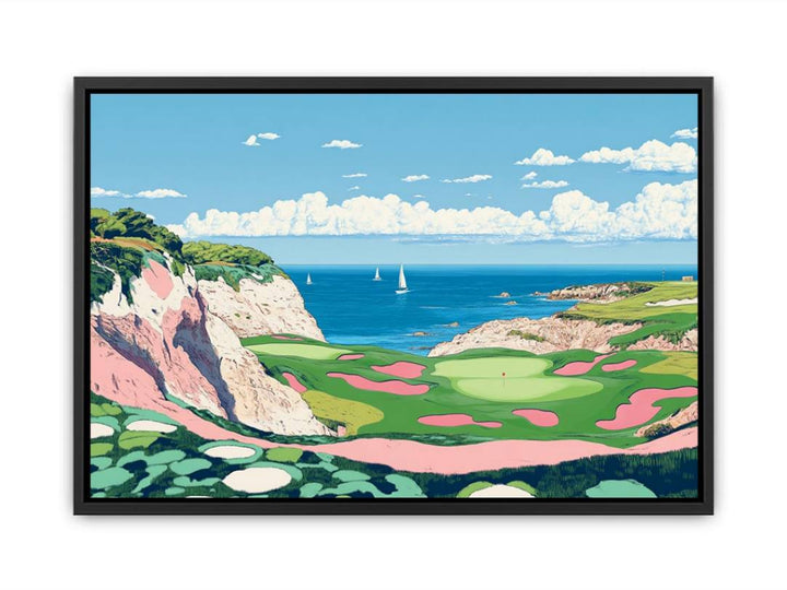Mystic Beach In Bloom  Painting