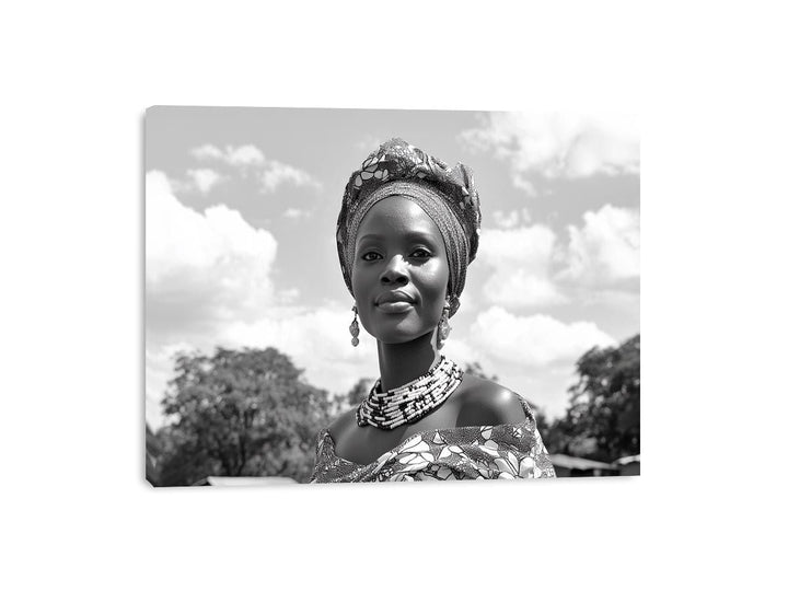Her Smile, Her Story Canvas Print