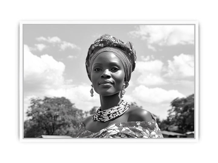 Her Smile, Her Story Framed Print
