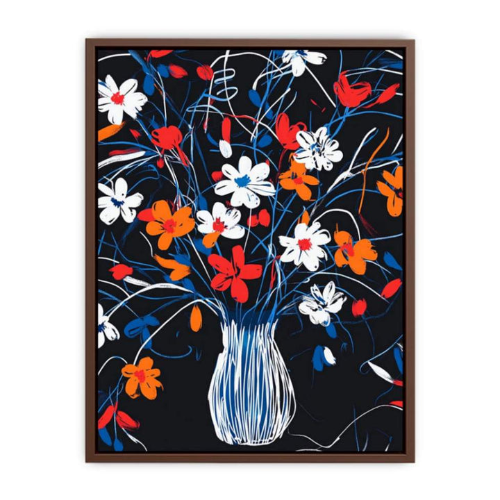 Vase Of Joyful Lines  Poster