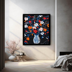 Vase Of Joyful Lines