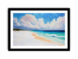  Australian White Sand Beach  Art Print