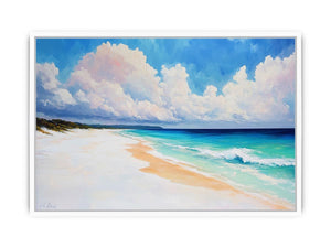  Australian White Sand Beach Framed Print