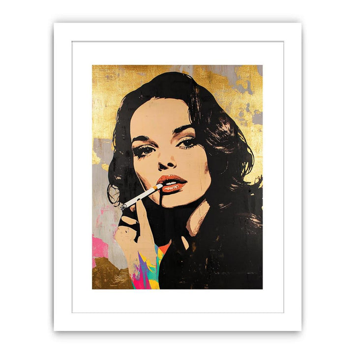 Chic In Smoke And Shadow Streched canvas