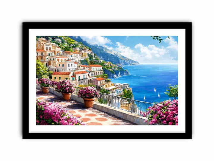 Azure Coast  Art Print
