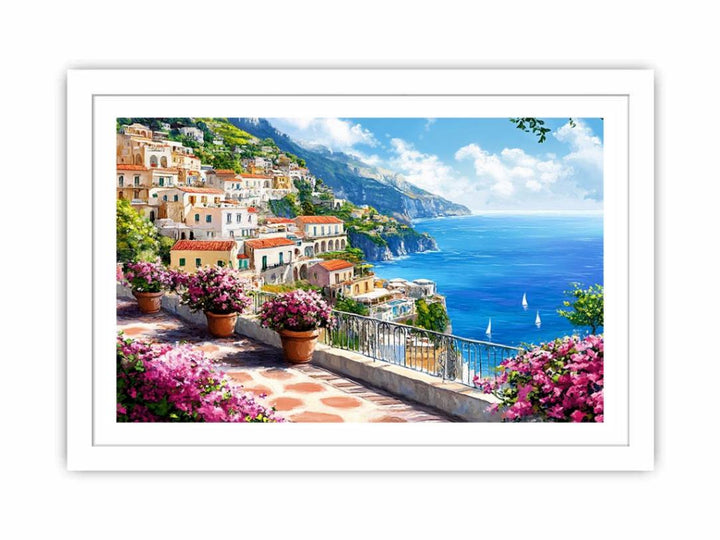 Azure Coast Streched canvas