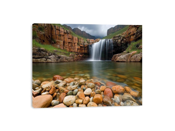 Rocky Descent Canvas Print
