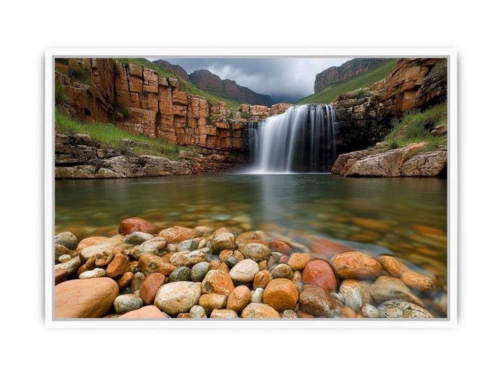 Rocky Descent Framed Print