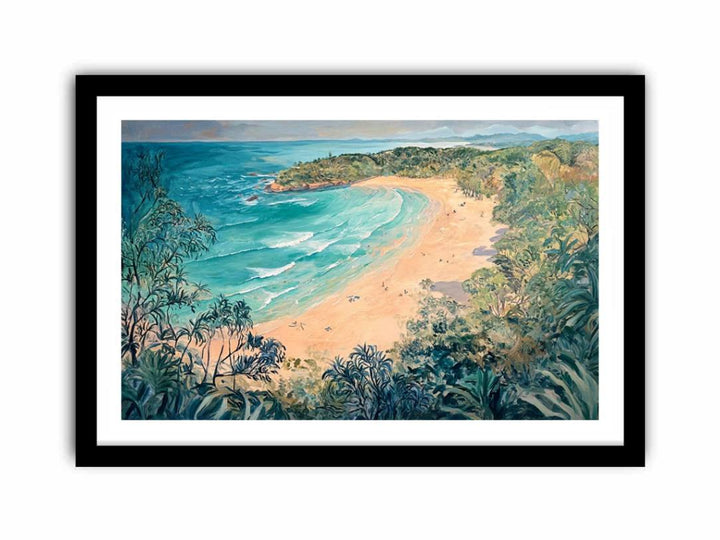 Retro Noosa Park  Art Print