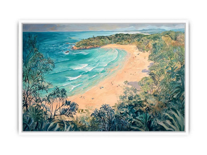 Retro Noosa Park Framed Print