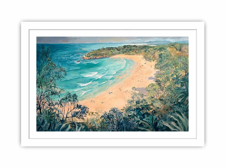 Retro Noosa Park Streched canvas