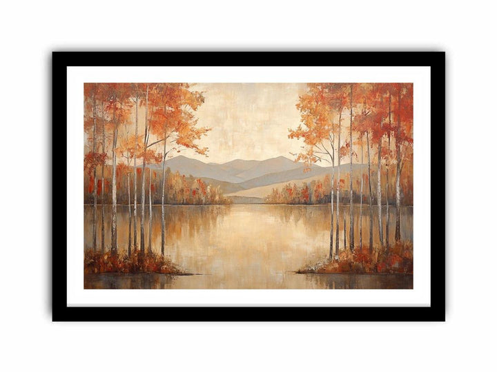 Amber Lake  Art Print