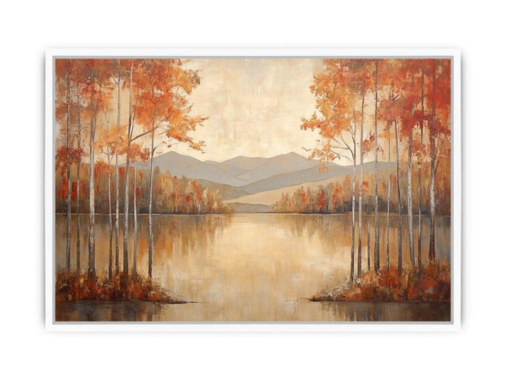 Amber Lake Framed Print