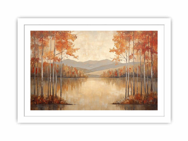 Amber Lake Streched canvas