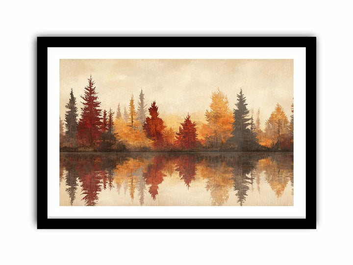 Golden Reflection  Art Print