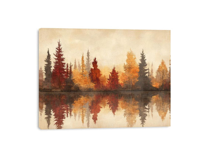 Golden Reflection Canvas Print