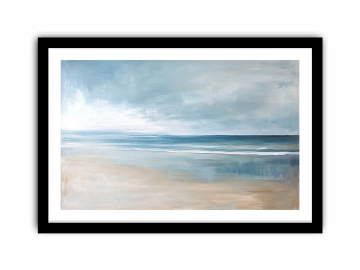 Stillness By The Shore  Art Print