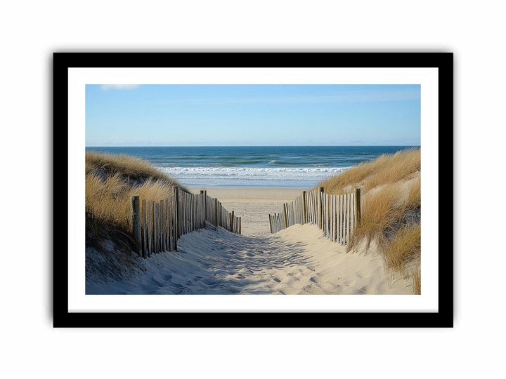 To The Beach, Gently  Art Print