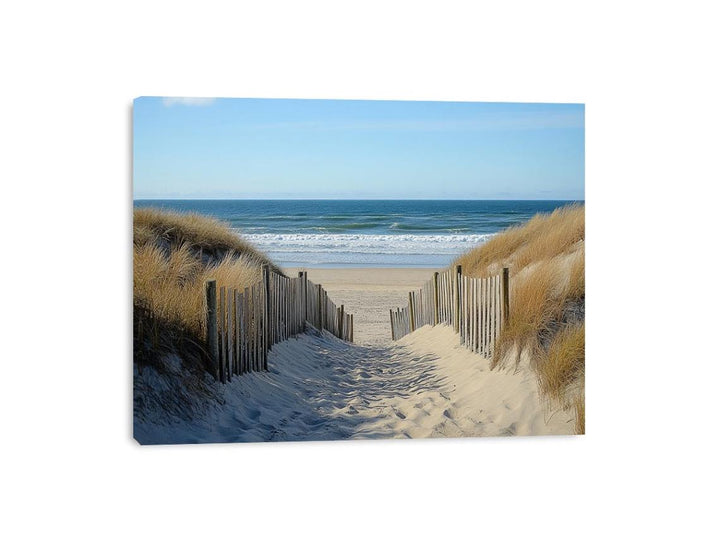 To The Beach, Gently Canvas Print