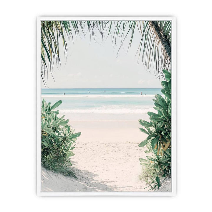 Path Of Sand And Salt Framed Print