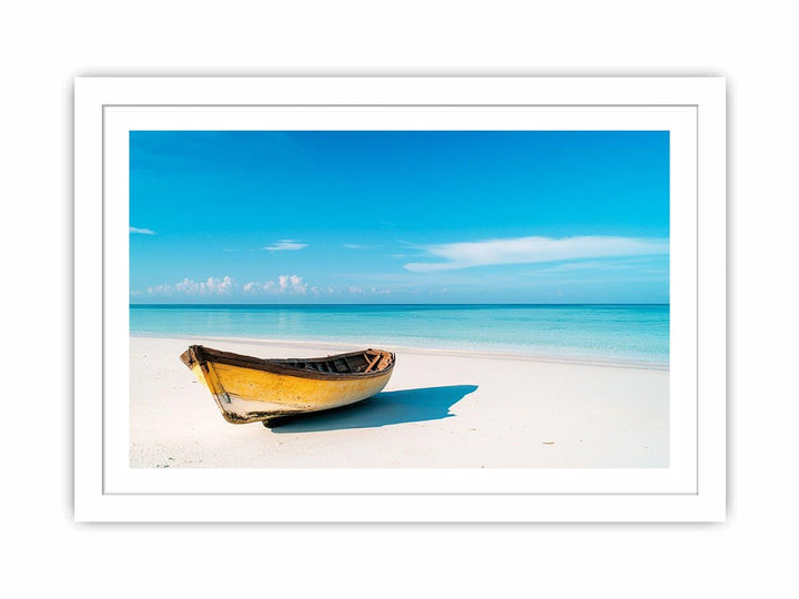 White Anchor Streched canvas