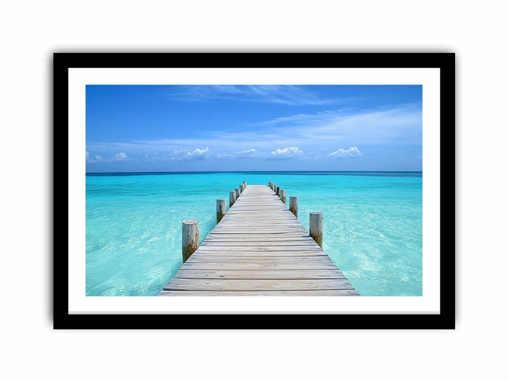 The Beach Between Moments  Art Print