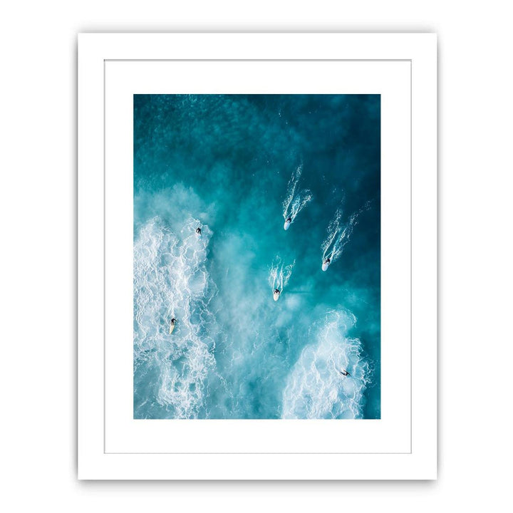 Beneath The Beach Sky Streched canvas
