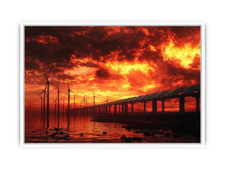 Solar Sails Framed Print